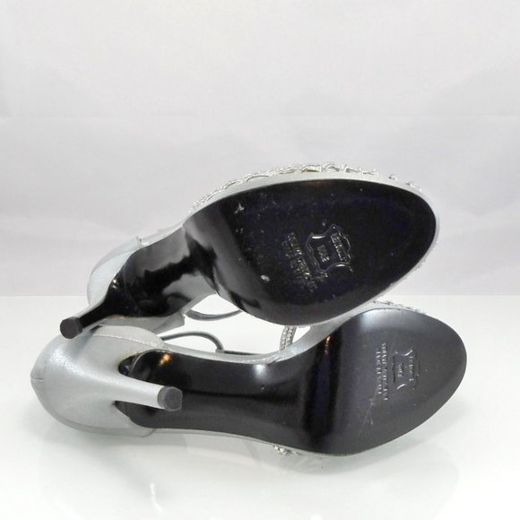 NIB$965 Stuart Weitzman Bridal Collection WeaveMe Swarovski Crystals Sandals 8 - Picture 12 of 16